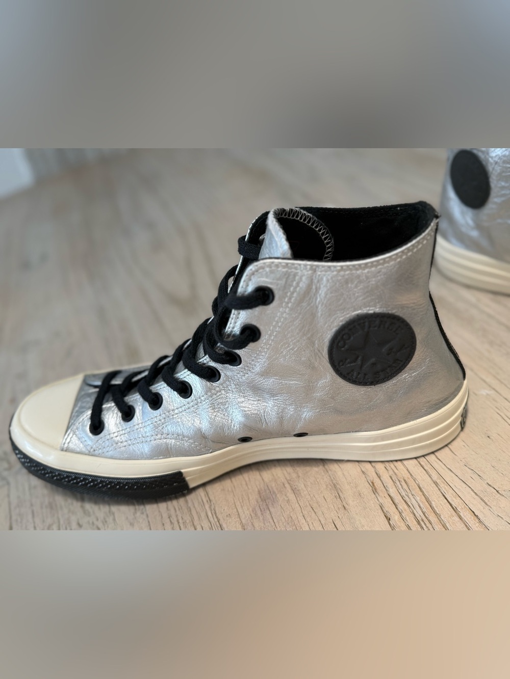 Men’s Converse Chuck 70 High Silver size 12 - Picture 6 of 16